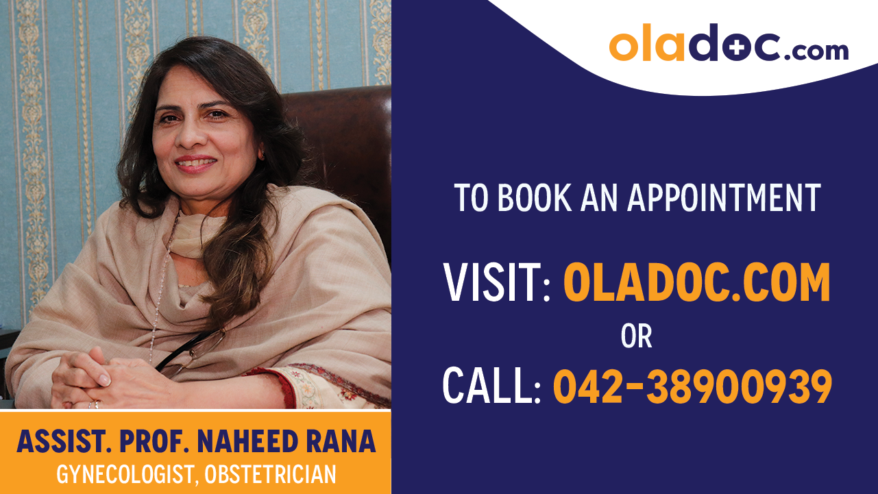 Book appointment with Dr. Naheed Rana -best Gynecologist Lahore
